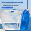 Large-Capacity Portable Folding Water Bag with Handle for Outdoor Sports - Ideal for Camping, Hiking, and Mountaineering.