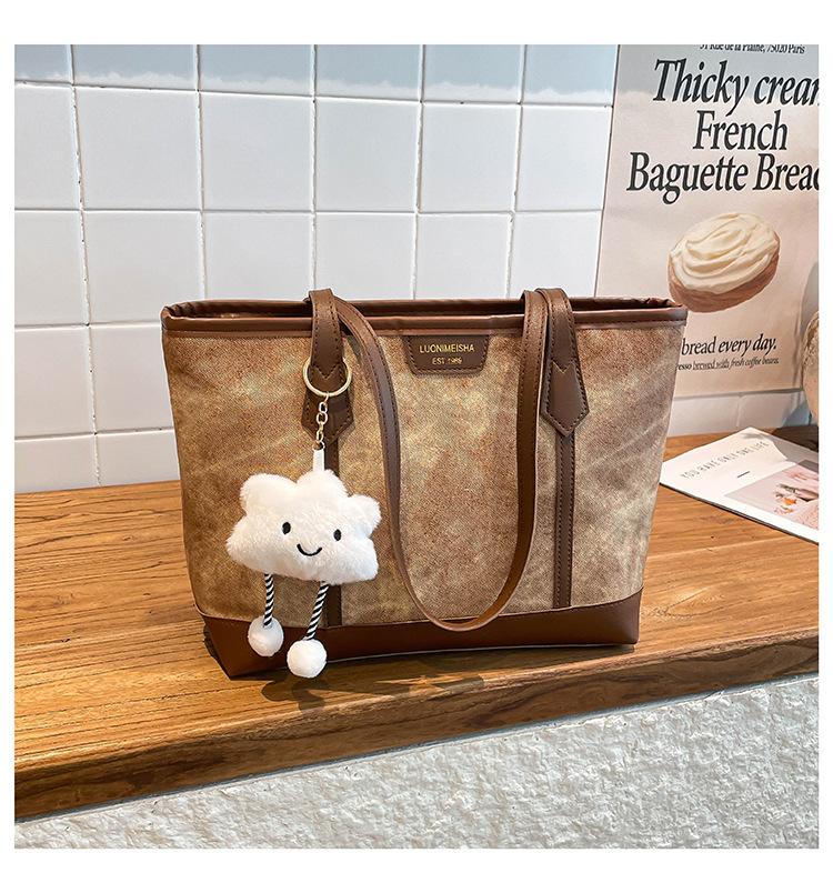 Fashion Color-matching Tote Bag - Stylish and Versatile Single-shoulder Bag At the Armpit