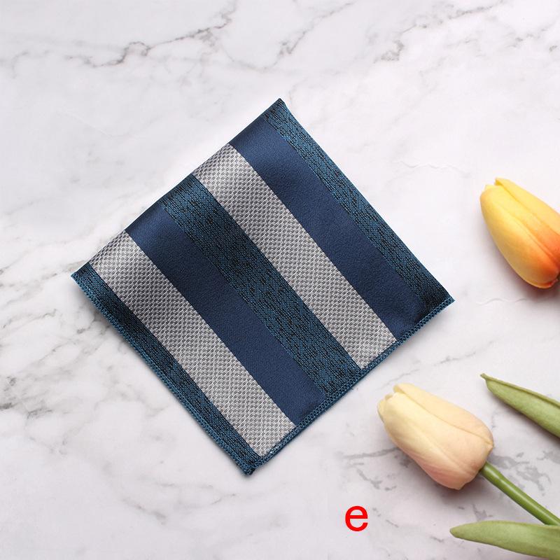 Source Pocket Towel Men'S Polyester Suit Dress Chest Towel Multi-Color Handkerchief Sales Striped Small Square Towel