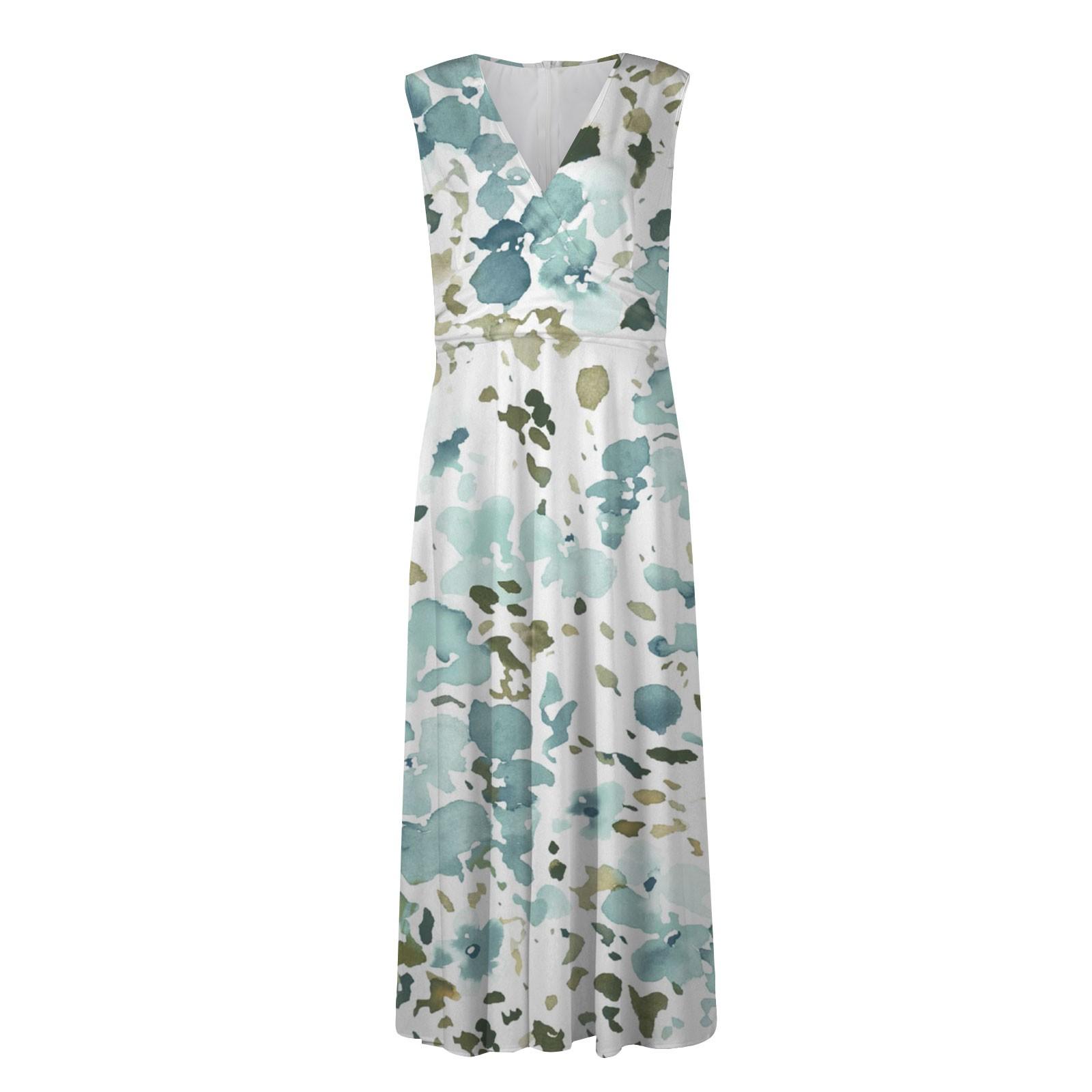 Женское длинное платье Платье макси Повседневное платье Летнее повседневное платье — фото 4