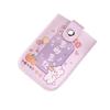 Laminated Concealed Mini Card Wallet Pull-out Type ID Card Holder 5 Card Pockets PU Leather Business Card Case