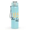 1PC Trust In The Lord Purple Letter 750ml Color Plastic Sports Water Bottle Leakproof Flip Straw Lid Suitable for Sports Office Home Use