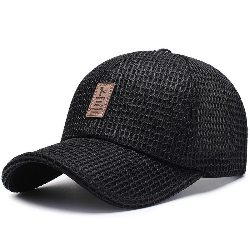 

Men s Fashionable Embroidered Letter Korean Casual Hat One Size чорний