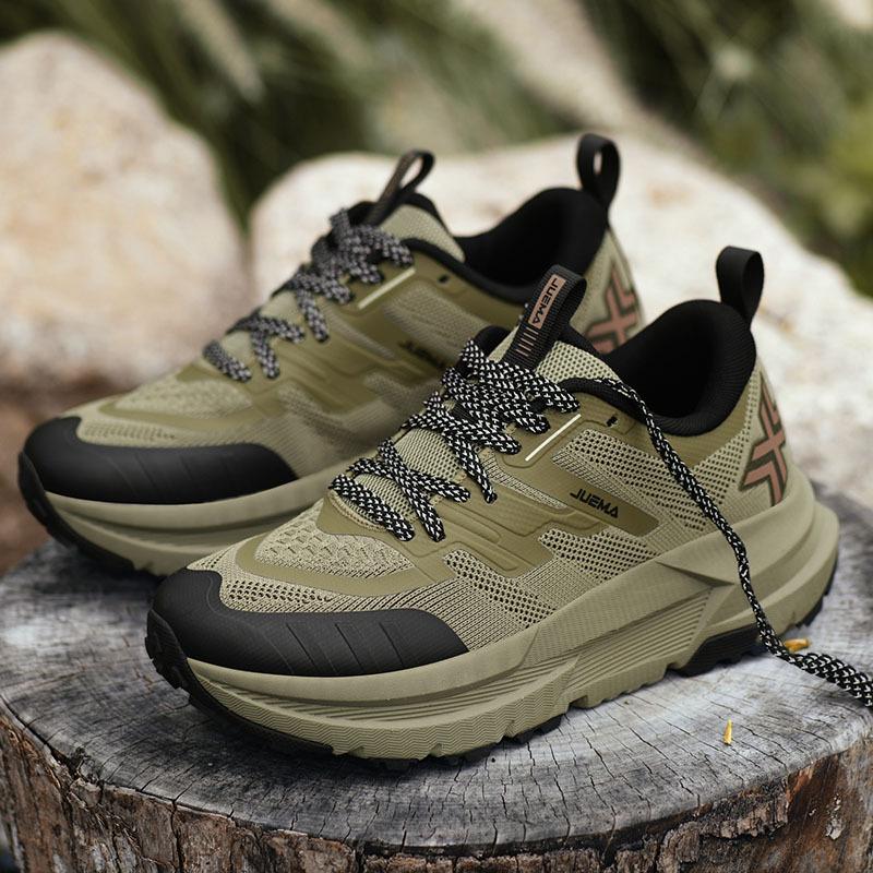 Large size running men's shoes wear-resistant and non-slip outdoor hiking shoes breathable and versatile shock-absorbing high-quality sports shoes