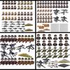 WII Military Figure Building Blocks: Weapons & Soldiers Toy Set for Boys