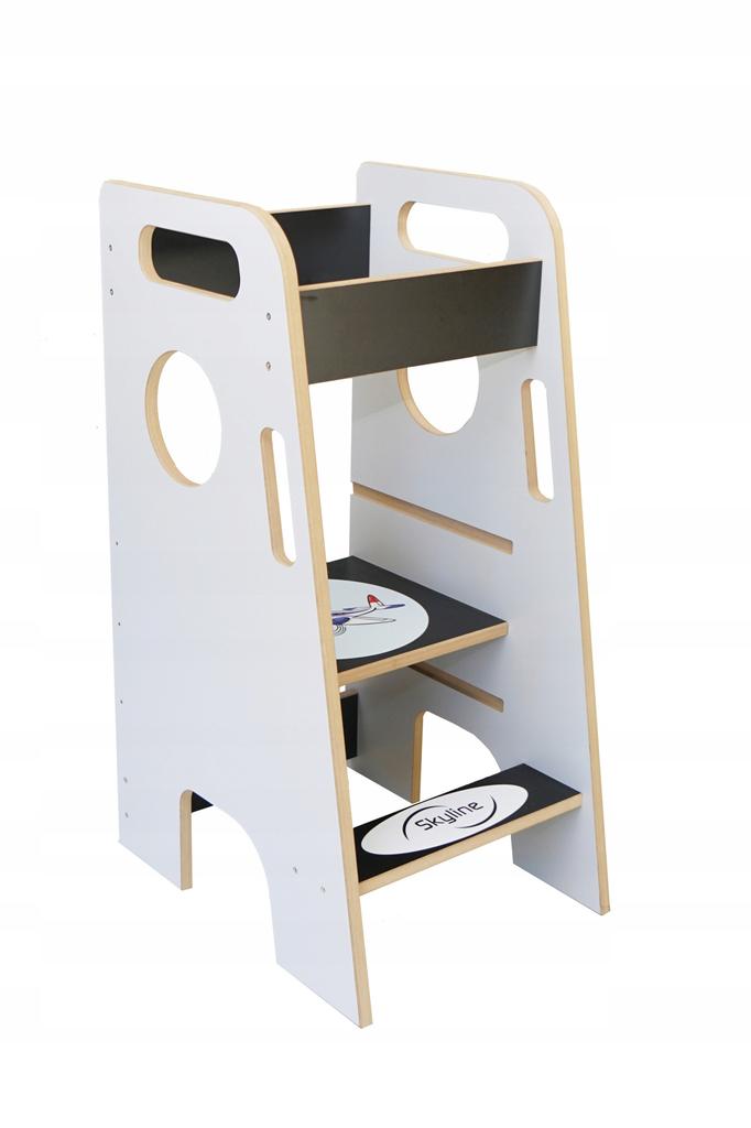 Kitchen Helper For Children 2 In 1 Wooden Table And Chair