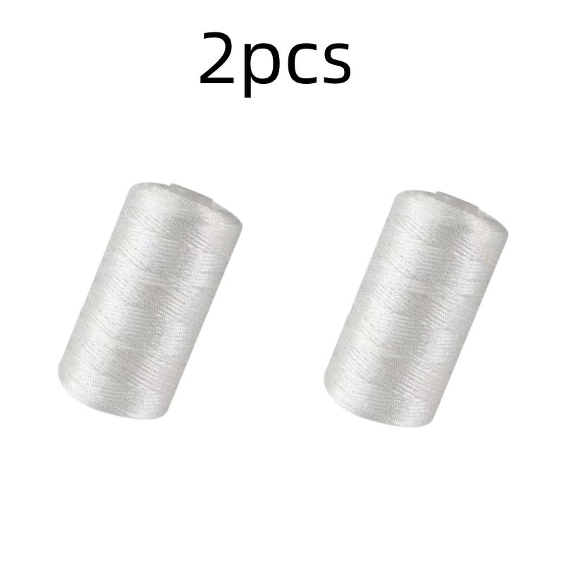 New Summer Crochet Yarn 1.5mm Thin Ice Cotton Thread for Hand Knitting Bag Hat Shoes 100g Hollow Line Colorful Nylon Cord