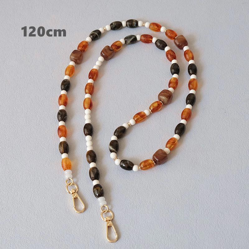 New Fashion Woman Bag Accessory Detachable Candy Beaded Chains Cute Acrylic Luxury Strap Women Elegant Bag Acrylic Handle Chain