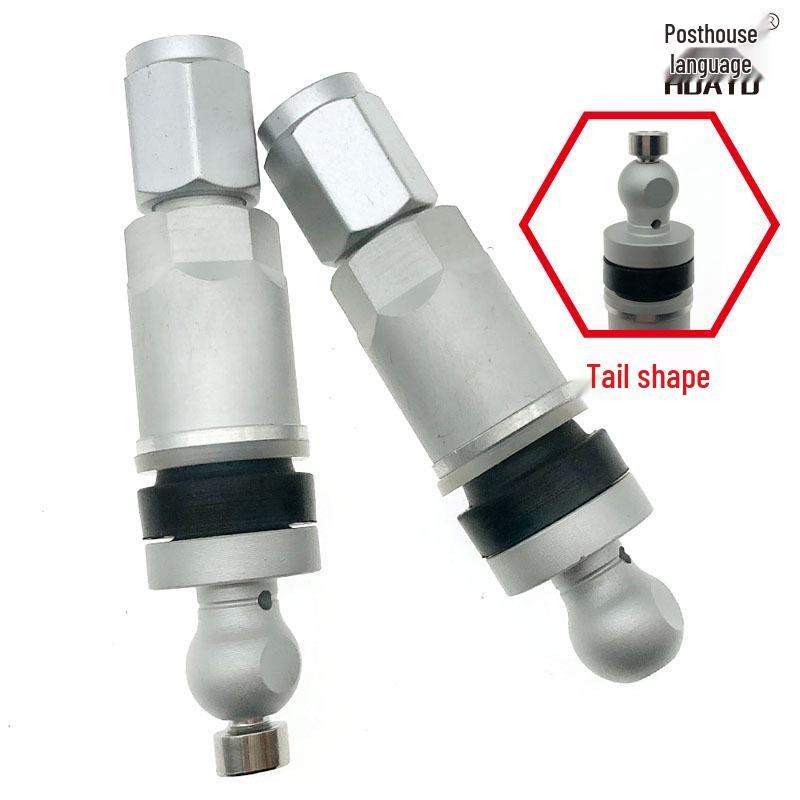 Aluminum Alloy Tire Valve Stem for Nissan/Mitsubishi TPMS серый