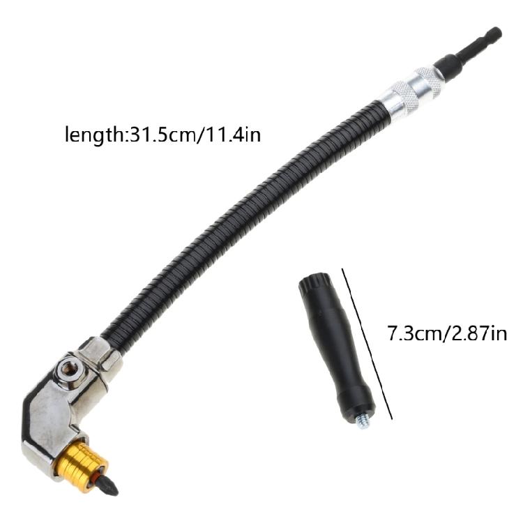 90 Degree Electric Drill Chuck Right Angle Electric Drill Corner Drill Converters for Cabinet and Furniture Installation