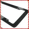1/2set plastic ABS Carbon Fiber License Plate Frame-Black Plastic Car Tag Holder Cover  for license plate frame protection parts