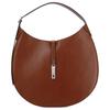 Polo ID Iconic Pony Silhouette Adjustable Shoulder Strap Leather Tote Shoulder Bag Women Bags Brown 428867518007