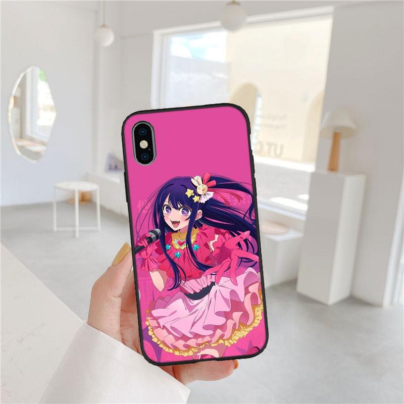 LO79 Oshi No Ko Ai Hoshino Soft Shell Phone Case for Xiaomi Xiaomi Poco M4 M5 M6 M7 X3 X6 X7 F8 Ultra Pro GT NFC