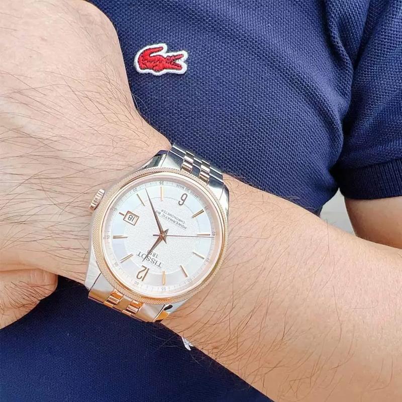 Tissot Halo Collection Automatic Mechanical Movement 50 Meter Water Resistance Men's Watches Watch 39mm T108.408.22.037.01