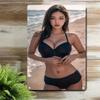 Metal Tin Sign Bikini Beach Wall Art Decor for Home Bar Cafe Funny Holiday Christmas Gift