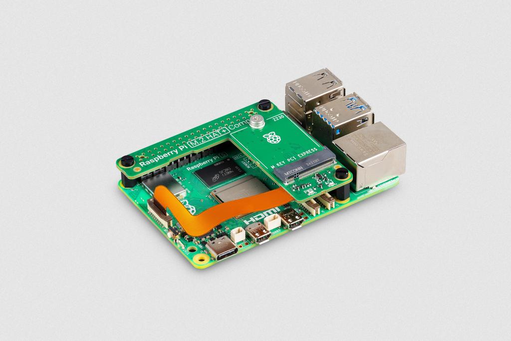 Kompaktes HAT-Erweiterungsboard [Raspberry Pi] M.2 HAT+