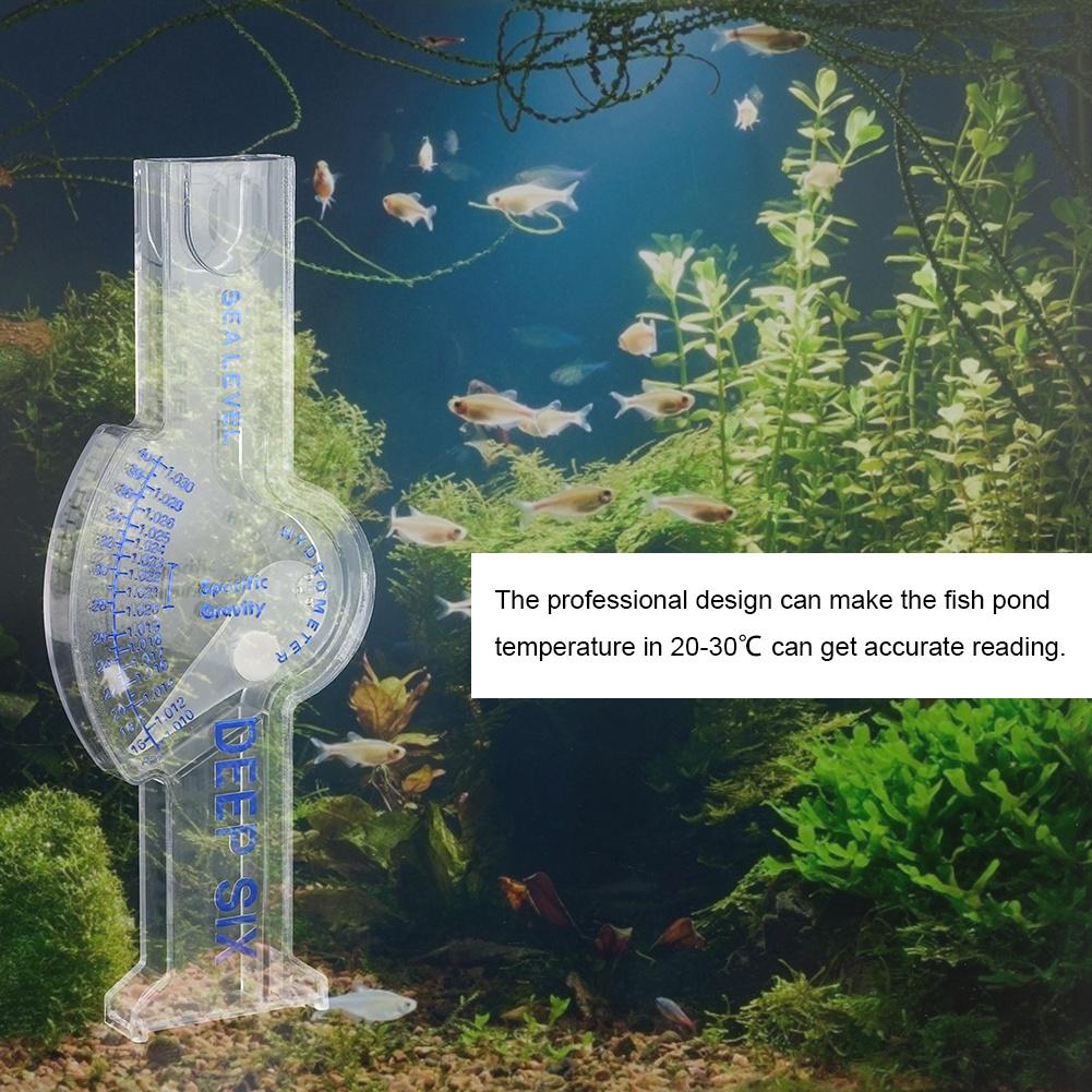 Acrylic Portable Special Aquaculture Aquarium High Precision Seawater Salinity Meter Salt Measuring