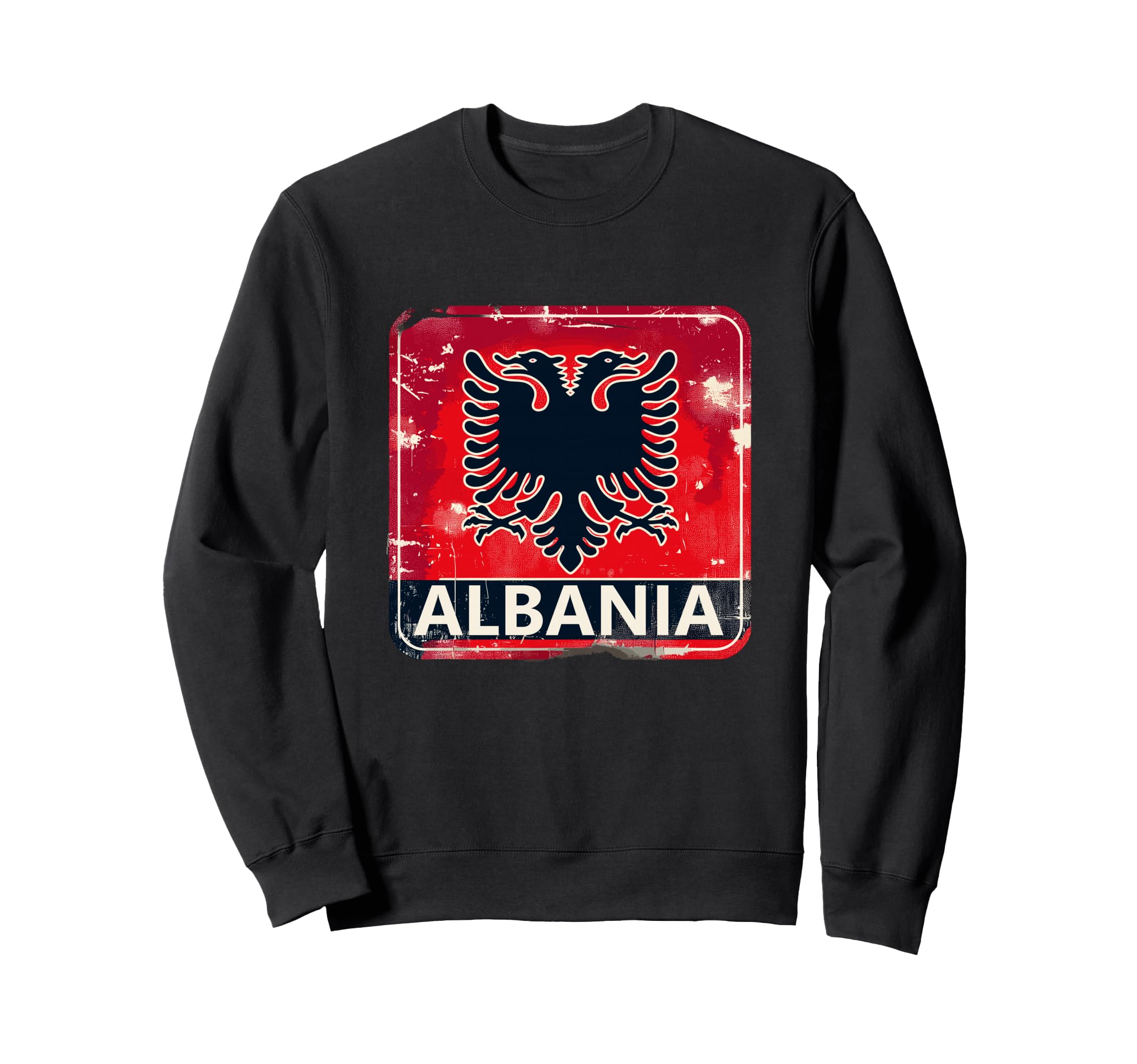 

Patriotic Albanian Flag Fan Sweatshirt чёрный
