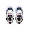 Li Ning Kids Comfortable Versatile High-Top Sneakers Kids Sneakers Standard-White Deep-Navy-Blue Aurora-Blue YKNT150-7
