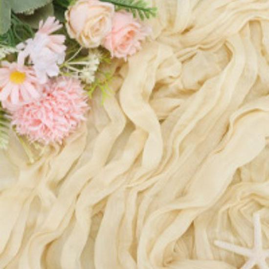 Pink Ruffled Voile Table Runner for Weddings & Parties, Sweet Kindergarten & Salon Decor