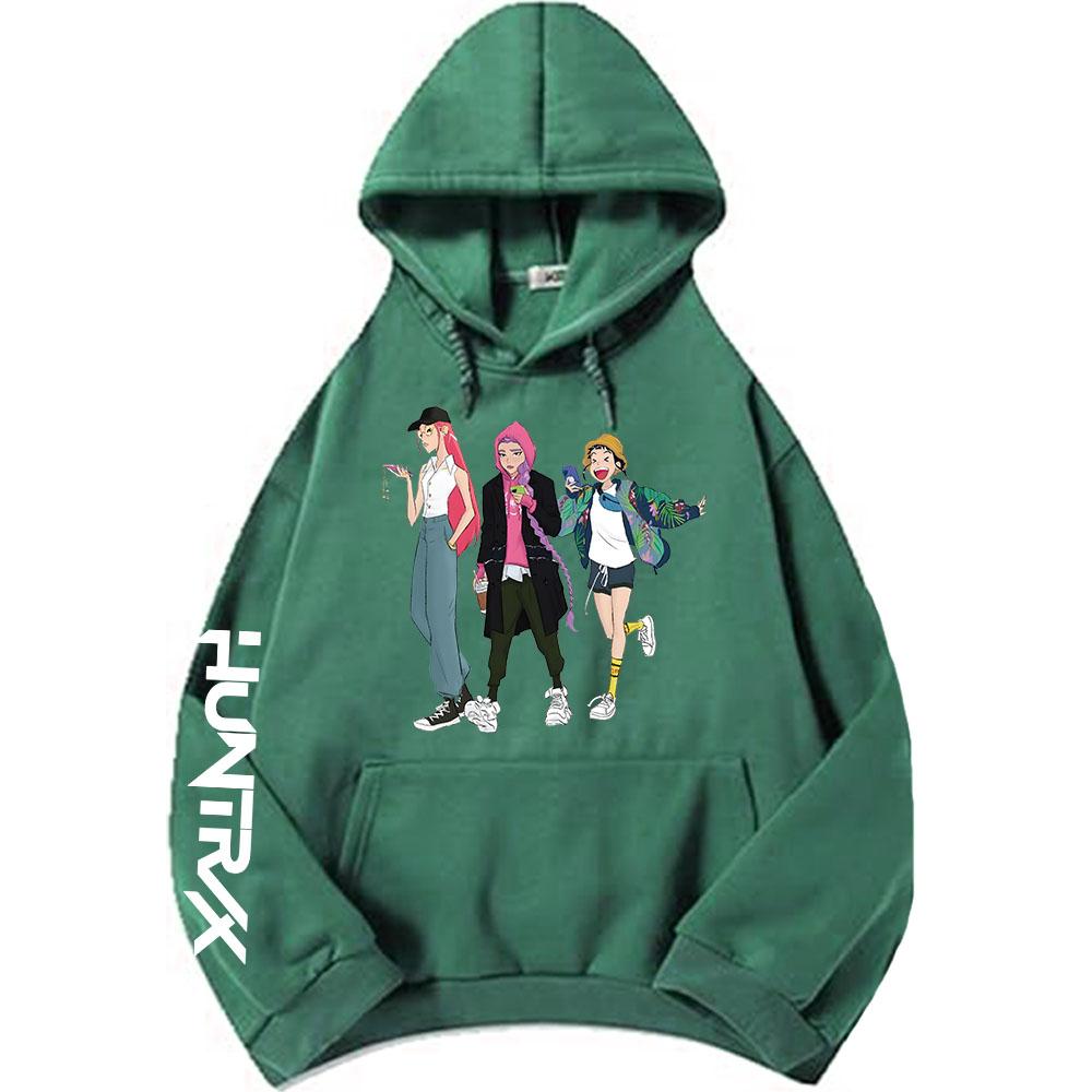 Saja Boys Glow in The Dark Adult Hoodie KPop Demon Hunters Graphic Printing Sweatshirts Long Sleeve Hooded Pullovers Men