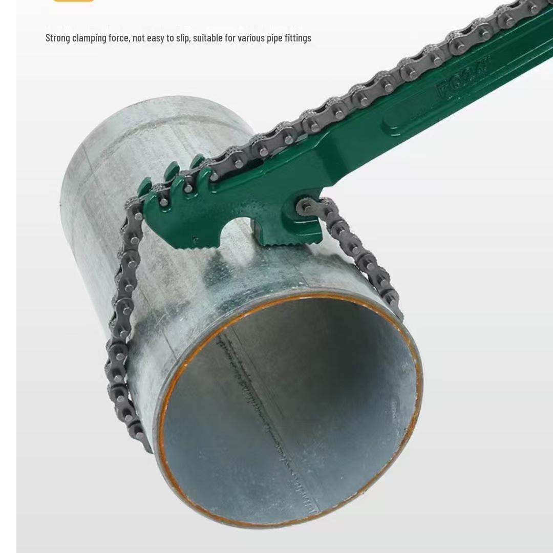 

Universal Adjustable Oil Filter Chain Wrench - Quick Disassembly Multifunction Tool 9-inch Chain Wrench