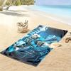 Christian McCaffrey Print Beach Towel, Large Soft Quick Dry Towel for Beach Camping Swimming
