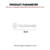 For VOLKSWAGEN VW Polo B5 2025 Hot For Volkswagen 4/10pcs 3D Metal Car Interior Dekoration Stickers Badges Auto Styling For Volk