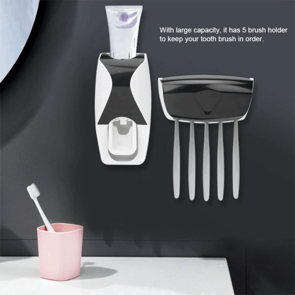 Dust-Proof Toothpaste Dispenser Plastic Toothpaste Squeezer Bathroom Washroom