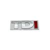 Volkswagen Series Metal TDI Car Stickers: Side, Rear, Grille Emblems & Sport/Displacement Stickers