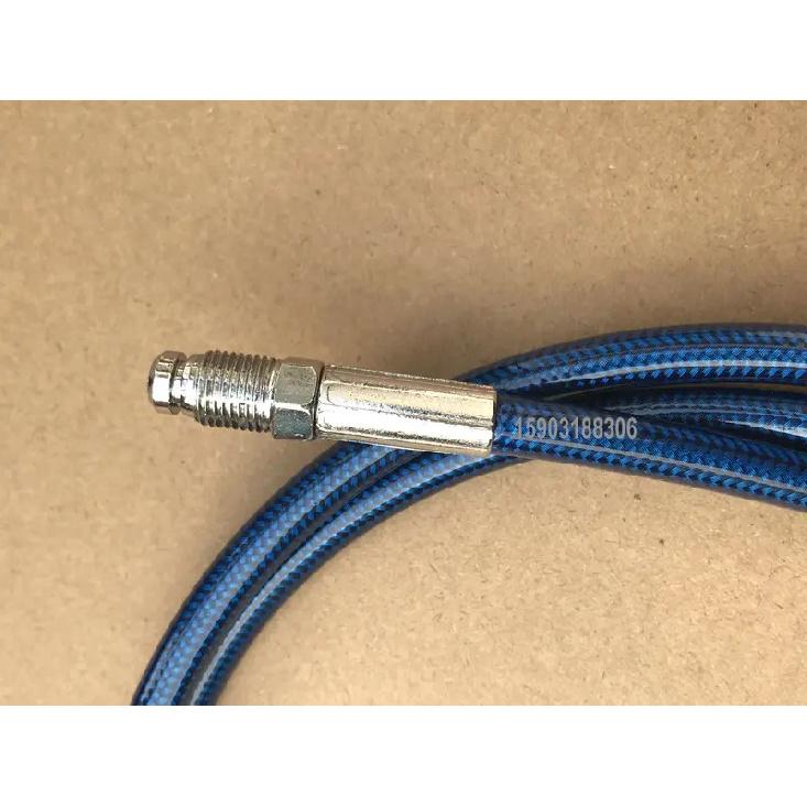 AN3 Universal Motorcycle Brake Oil Hose Line Stainless Steel Braided PTFE Pipe With M10X1 Male Fittings