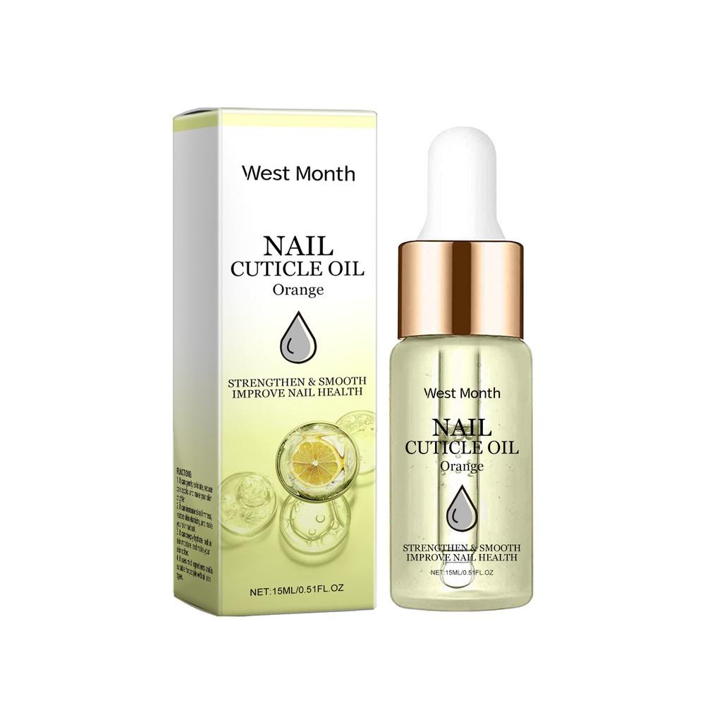Nourishing West Month Nail Care Essential Oil Lavender 15ml For Healthy Nails Orange 15ml