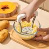 Manual Potato Masher Garlic Press Kitchen Vegetable Masher Non-Slip Handle Fruit Juicer Kitchen Gadgets