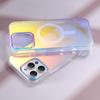 Laser Gradient Magnetic Wireless Charge Case For For Iphone 16E 16 1 14 13 12 11 Pro Max Plus For Transparent Acrylic Cover