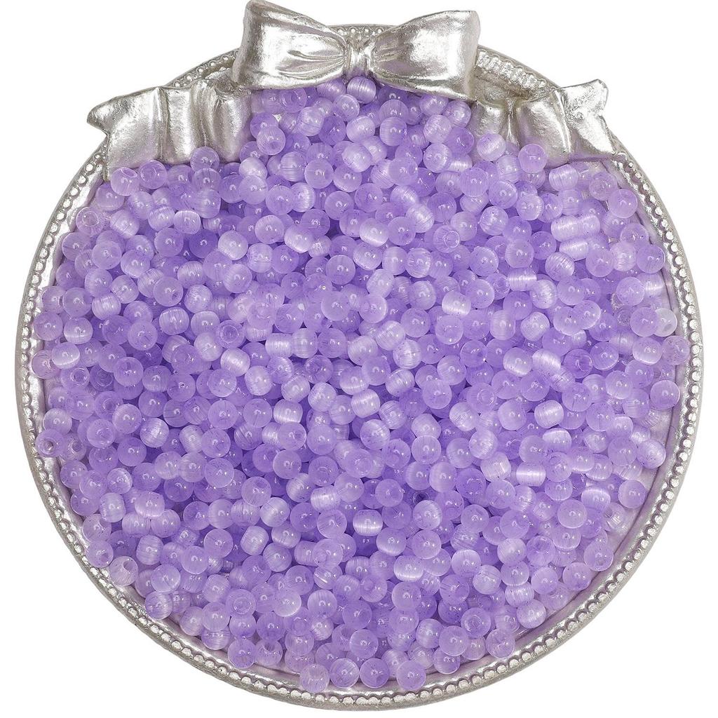 4mm High-Quality Glass Cat's Eye Seed Beads for Handmade DIY Jewelry and Accessories.