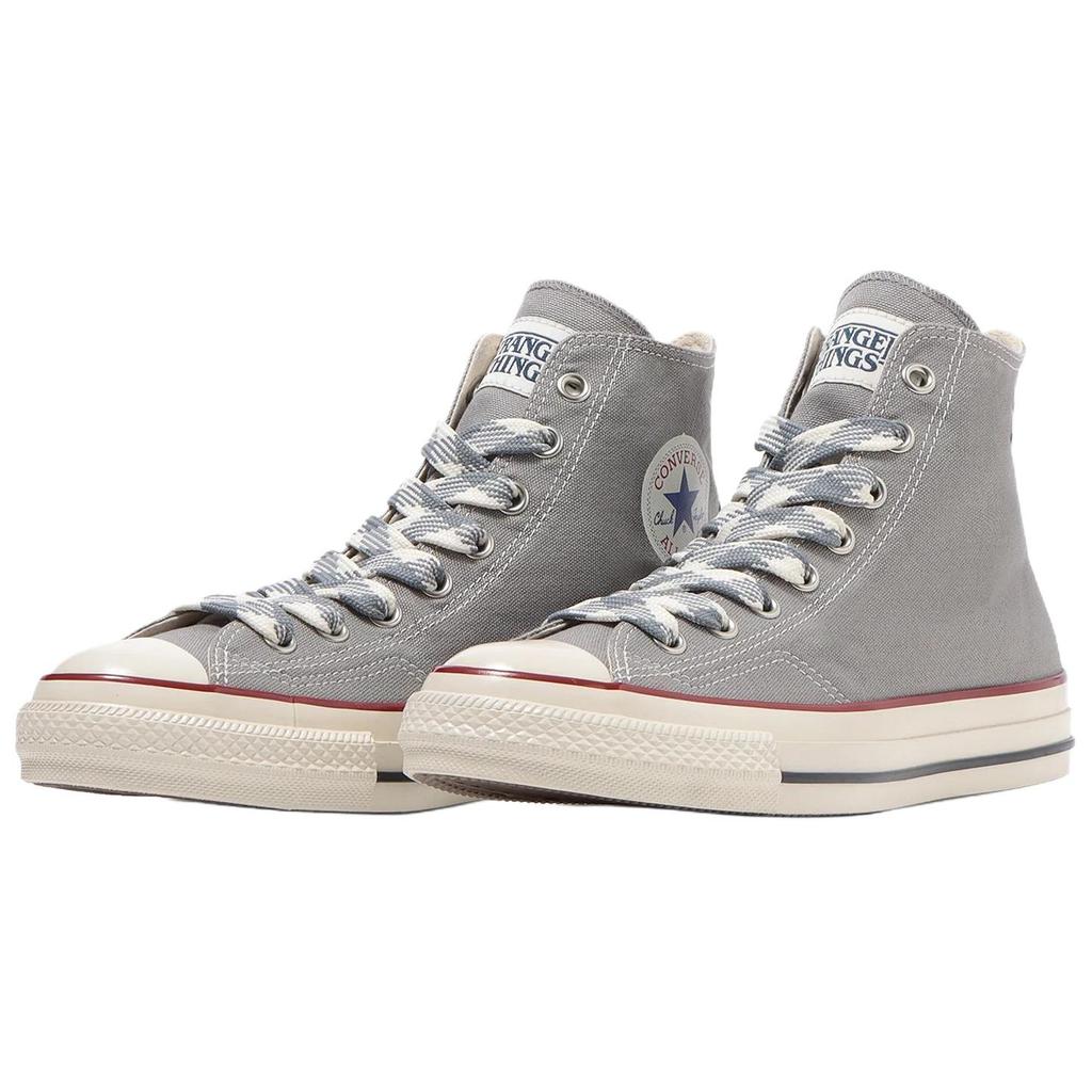 Converse Stranger Things X All Star Aged 87 Classic Comfortable High-Top Canvas Shoes Unisex Sneakers Gray 31316474