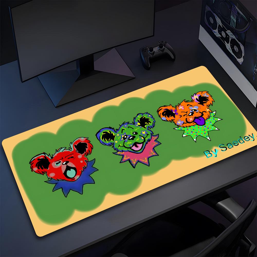 Grateful Dead Bance Bear Mouse Pad High Quality Natural Rubber Mouse Pad The Most Professional Washable Laptop Mouse Pad