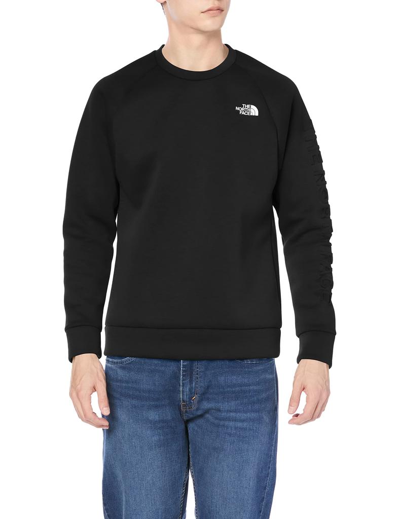 The North Face Tech Air Sweat Stretch Size M Crew, Men's Anti-Static, Black,