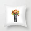 45X45CM Beautiful Flower Peach Skin Pillowcase Living Room Sofa Office Seat Lumbar Cushion Car  Cover Home Decoration