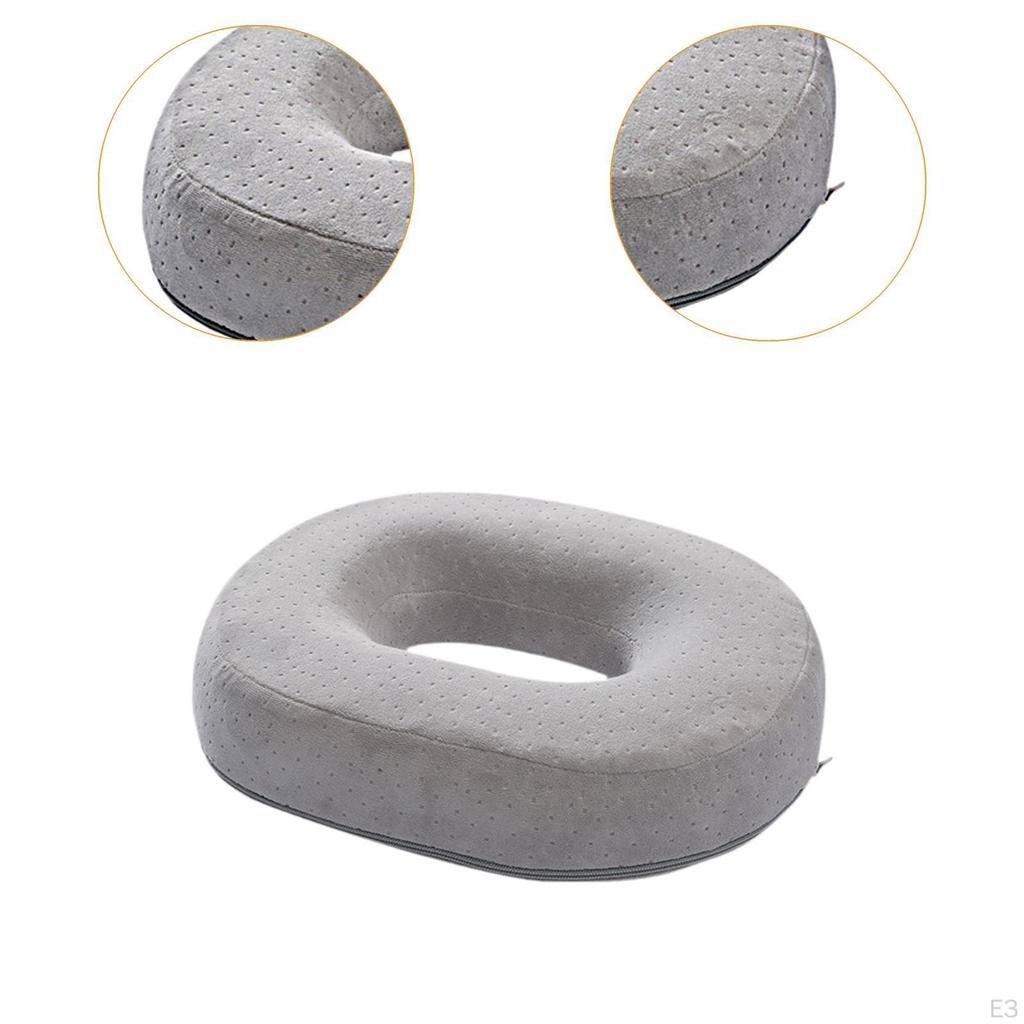 Donut -Pillow -Serch Cushion -Sating Block Breathable Remuneable Coverage Memory Foam Or