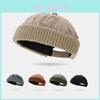 Retro Knit Hat With Holes For Men Women Winter Breathable Warm Casual Style