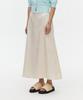AHWE Interlocked Satin Skirt_Cream