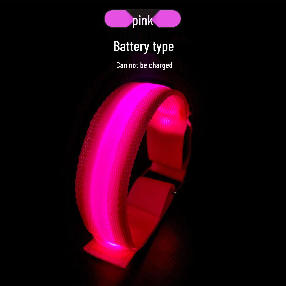 Rechargeable LED Reflective Armband for Night Fishing, Running, Cycling, and Sports