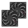 2 Peças Ventoinha para Gabinete de Computador Ultra Silenciosa Ventoinha de Resfriamento Silenciosa 5V USB Ventoinha Cooler para PC Ventoinhas de Gabinete