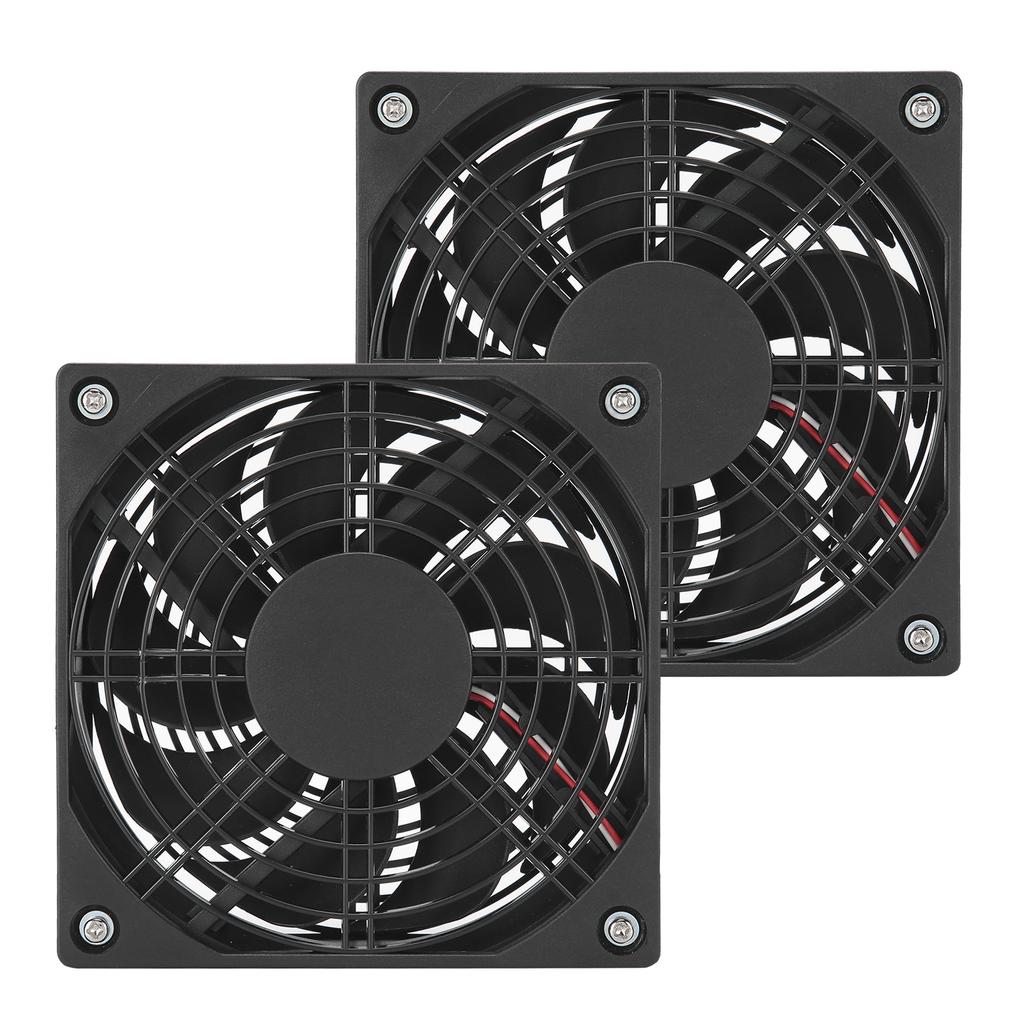 2 Peças Ventoinha para Gabinete de Computador Ultra Silenciosa Ventoinha de Resfriamento Silenciosa 5V USB Ventoinha Cooler para PC Ventoinhas de Gabinete