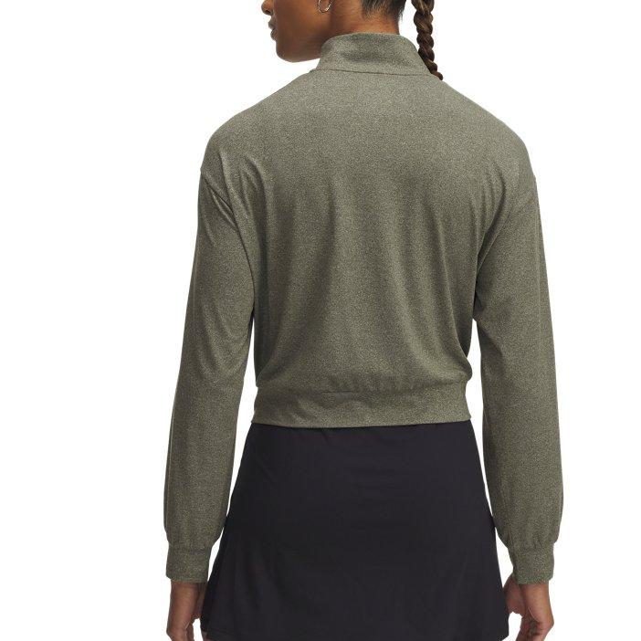 Under Armour Loose Fit Solid Color Long Sleeve Hoodie Women Hoodies 6004159-308