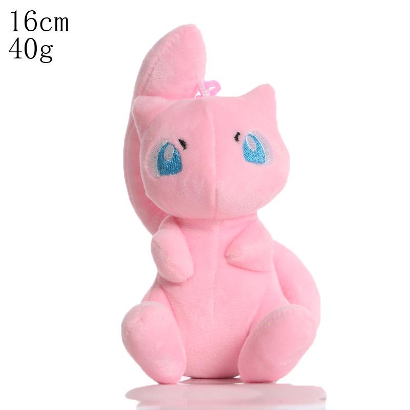 Conjunto de Chaveiros de Pelúcia Pokémon: Squirtle, Charmander, Psyduck, Bulbasaur & Pikachu