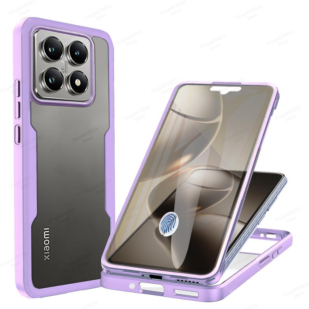 360 Full Cover Silicone Phone Case For Xiaomi 14T 13T 12T 11T 14 13 12 11 Pro 14 Ultra Shockproof Cover For Xiaomi 13 12 11 Lite