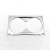 Accessories For Mazda CX-5 CX5 KF 2017-2025 Interior Center Console Cup Holder Bezel Panel Trim Sticker Silver Chrome