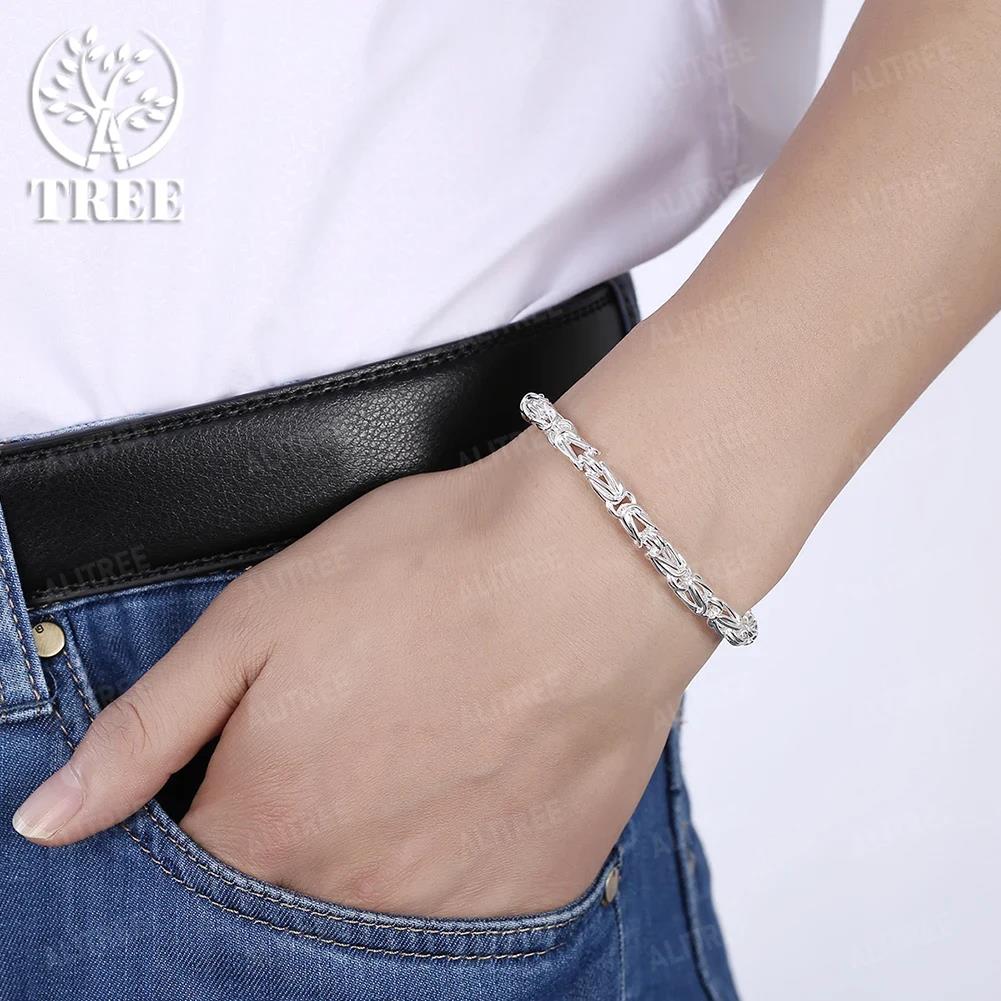 Hot Popular 925 Sterling Silver Bracelet for Woman Man 20mm Chain Luxury Wedding Party Christmas Gifts Fashion Fine Jewelry